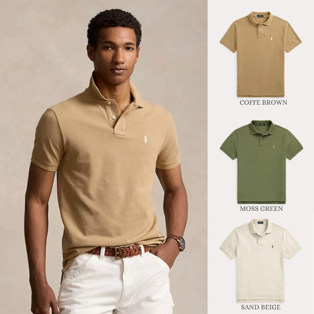 BUY 1, GET 3 — RALPH LAUREN ICONIC MESH POLO SLIM FIT